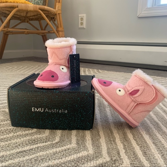 EMU Australia NIB Wool Piggy Boots, size 6-12m - Picture 8 of 10